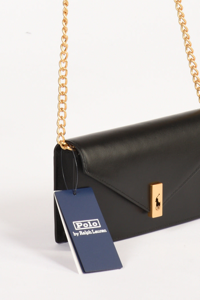 Polo Ralph Lauren Borsa Tracolla Nero Donna - 5