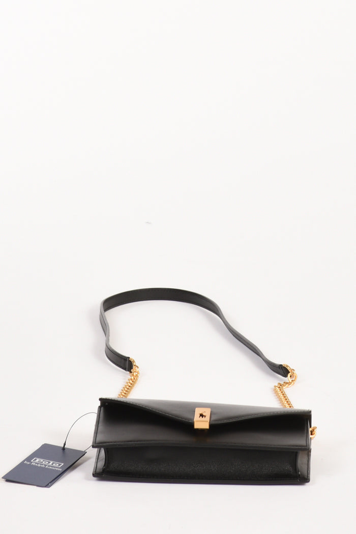 Polo Ralph Lauren Borsa Tracolla Nero Donna - 8