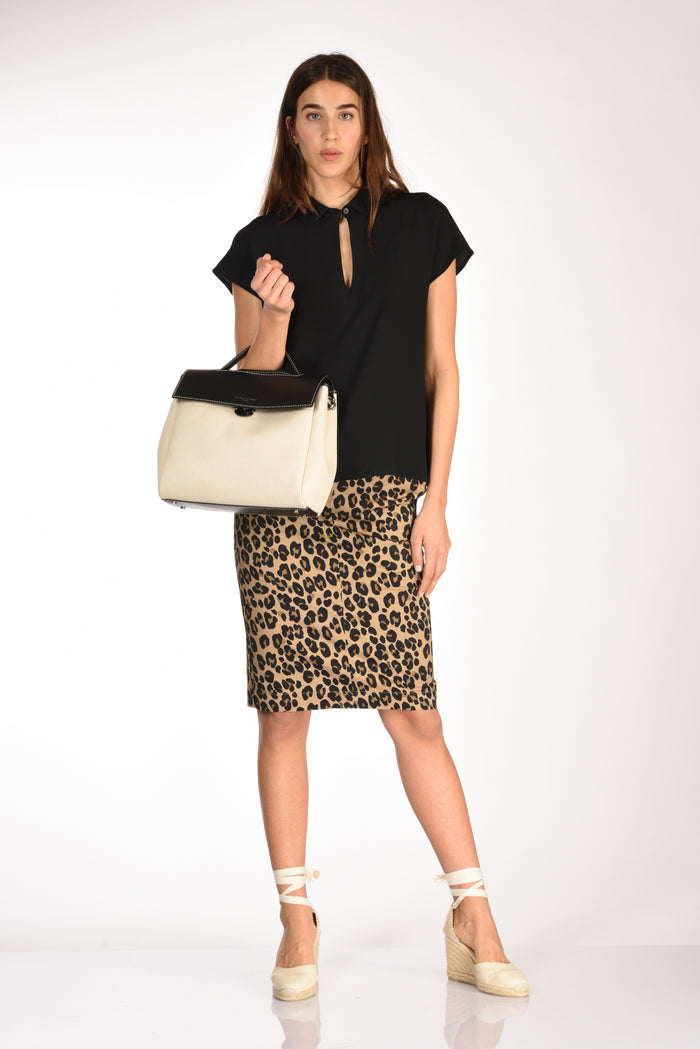 Gianni Chiarini Borsa Clio Bianco/nero Donna - 2
