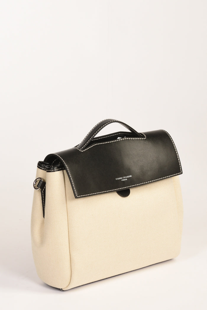 Gianni Chiarini Borsa Clio Bianco/nero Donna - 3