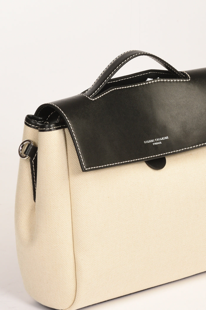 Gianni Chiarini Borsa Clio Bianco/nero Donna - 4