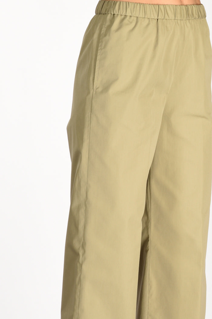 Aspesi Pantalone Elastico Verde Salvia Donna - 4