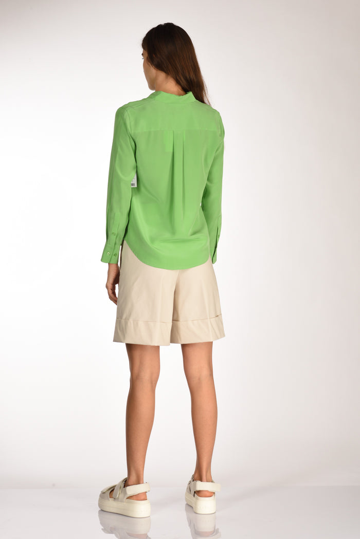Equipment Femme Camicia Tasche Verde Chiaro Donna - 5