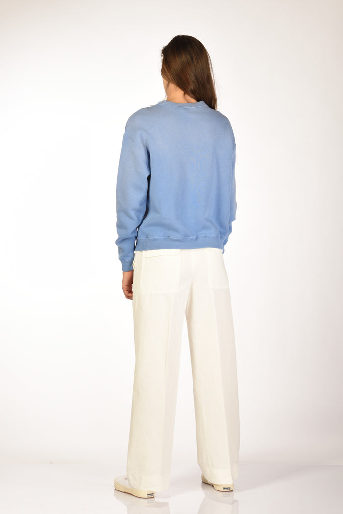 Polo Ralph Lauren Felpa Girocollo Azzurro Scuro Donna - 5