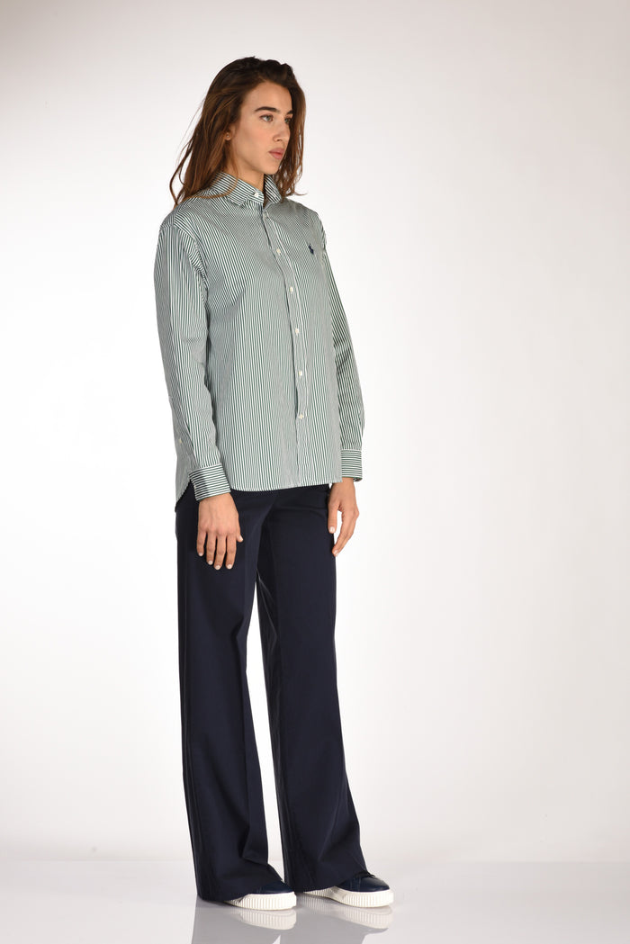 Polo Ralph Lauren Camicia Verde/bianco Donna - 4