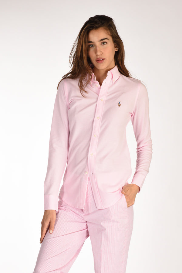 Polo Ralph Lauren Camicia Colletto Rosa Donna
