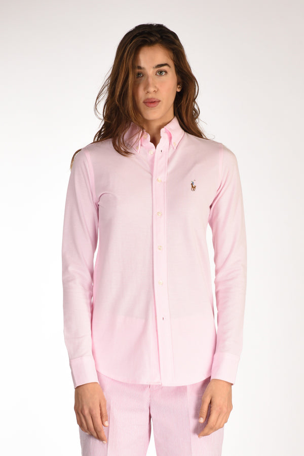 Polo Ralph Lauren Camicia Colletto Rosa Donna-2