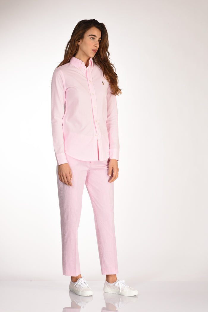 Polo Ralph Lauren Camicia Colletto Rosa Donna - 3