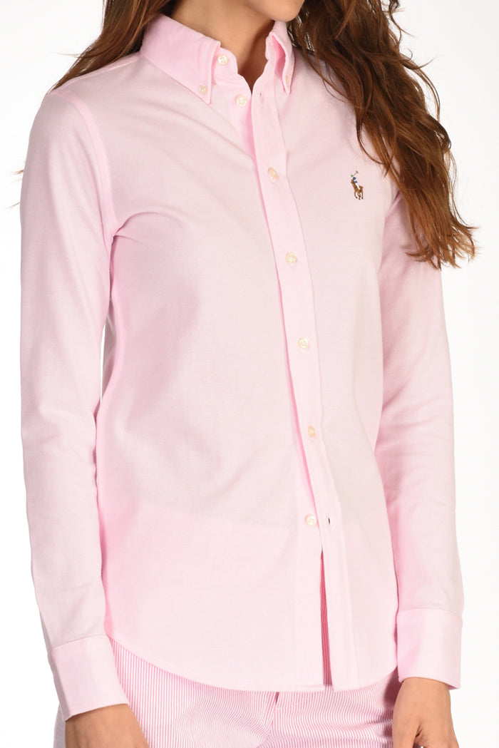 Polo Ralph Lauren Camicia Colletto Rosa Donna - 4