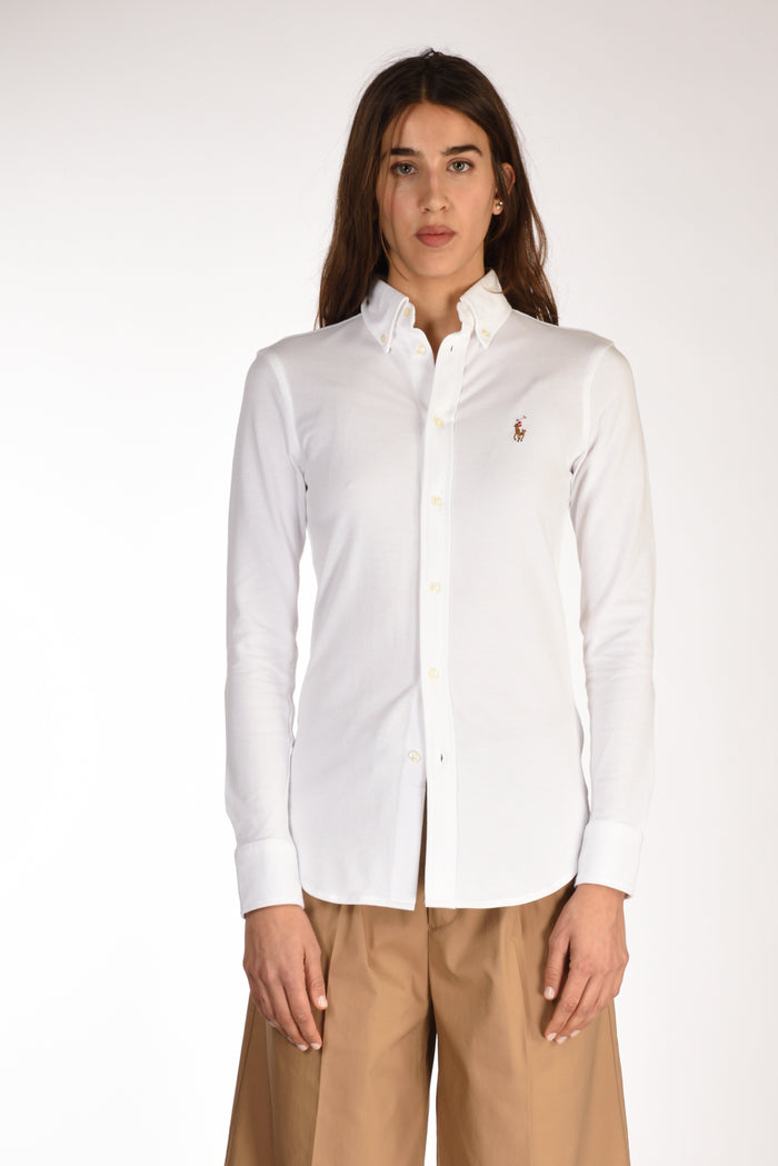Polo Ralph Lauren Camicia Colletto Bianco Donna - 2
