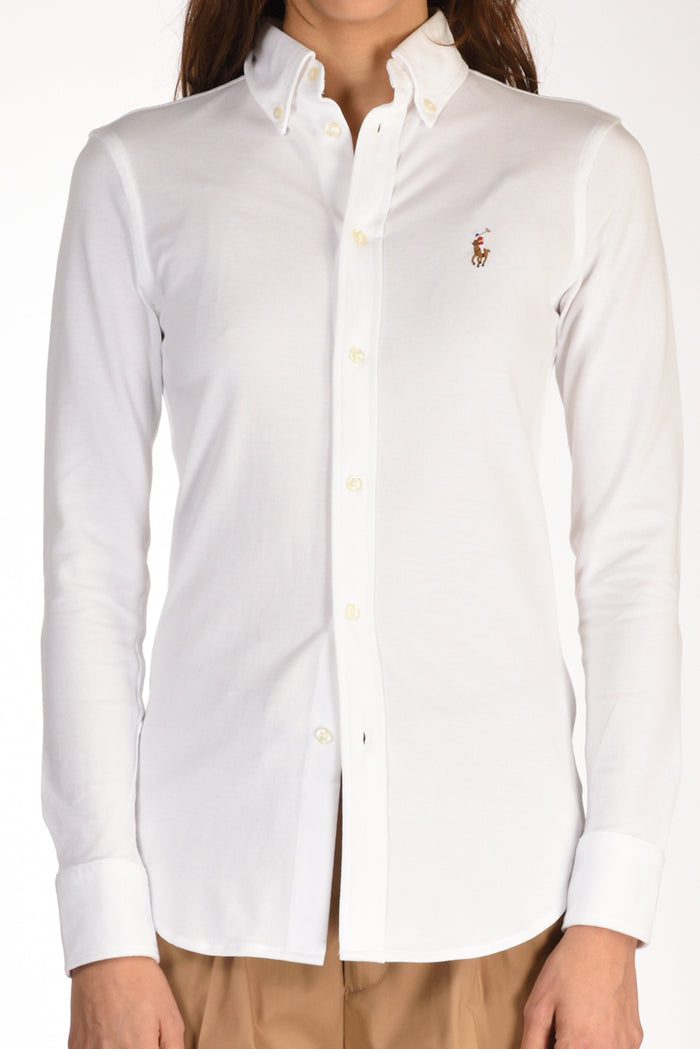 Polo Ralph Lauren Camicia Colletto Bianco Donna - 3