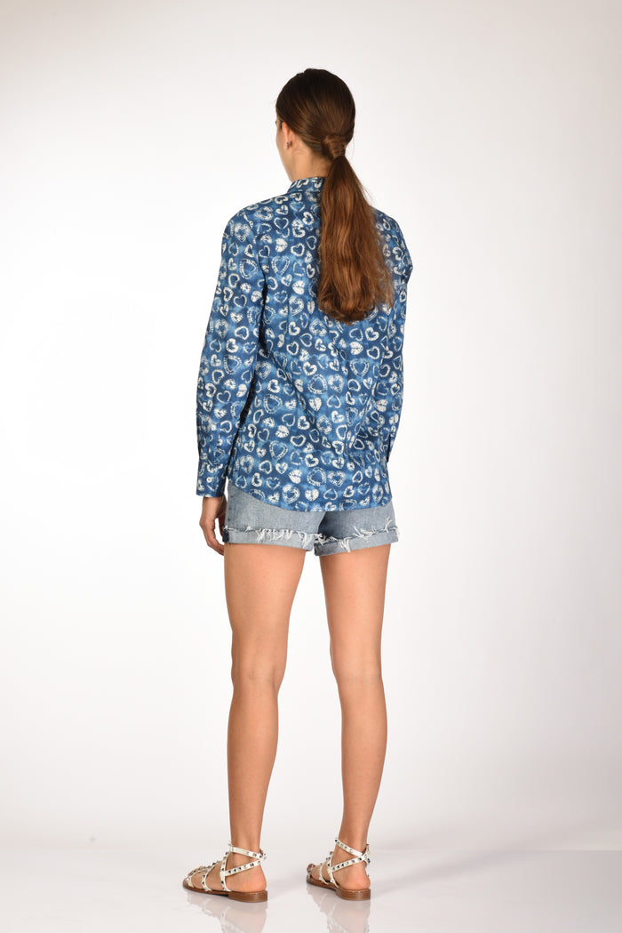Robert Friedman Camicia Andrea Blu/bianco Donna - 5