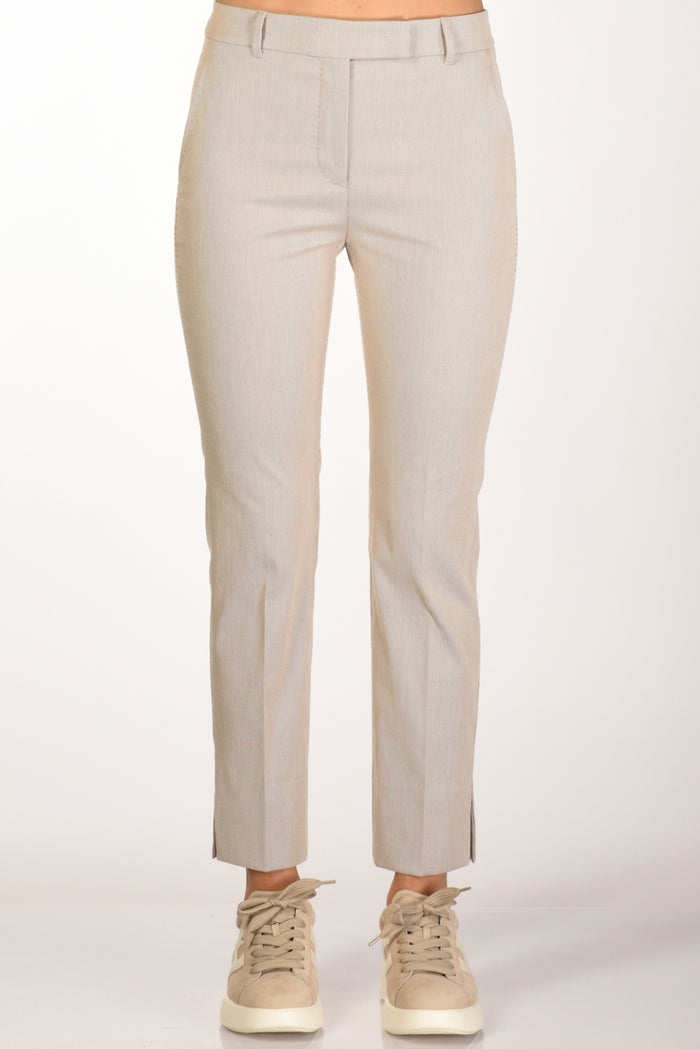 Incotex Slowear Pantalone Kimama Marrone/beige Donna - 3