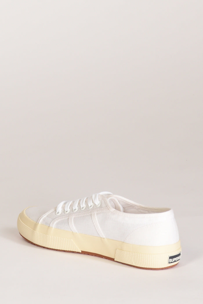 Superga Sneakers Linen Bianco Donna - 4