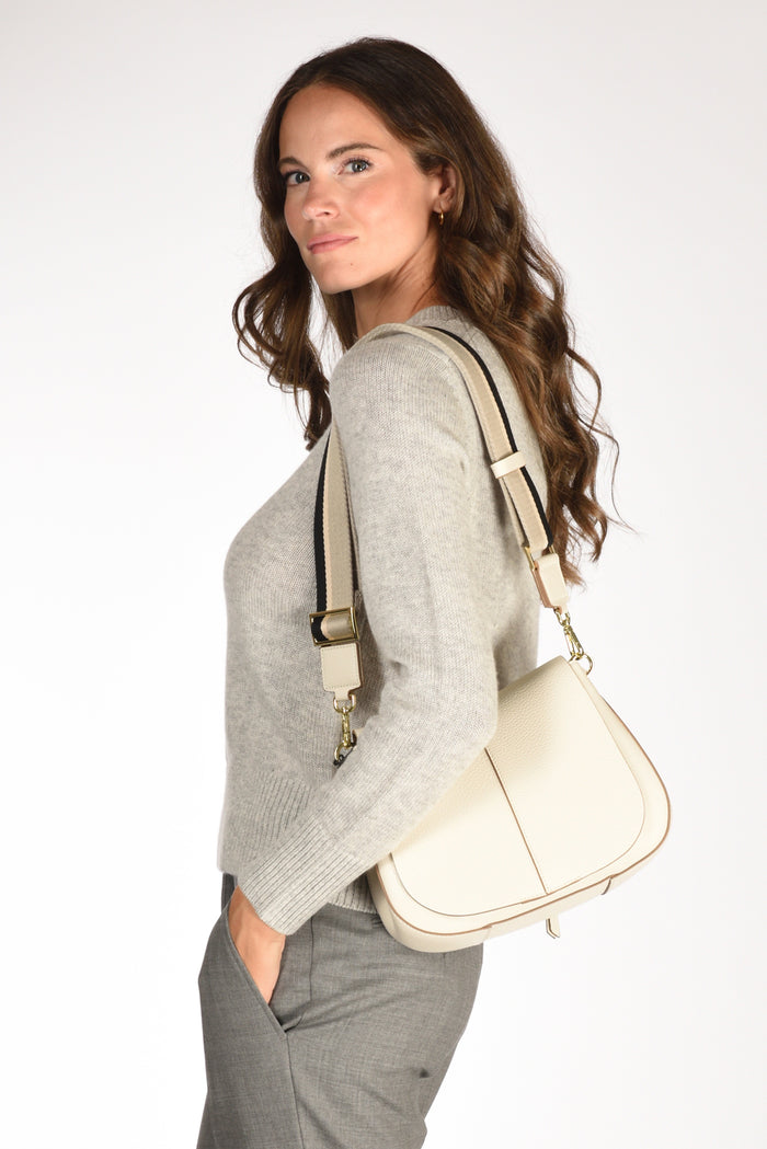Gianni Chiarini Borsa Helena Round Bianco Naturale Donna - 2