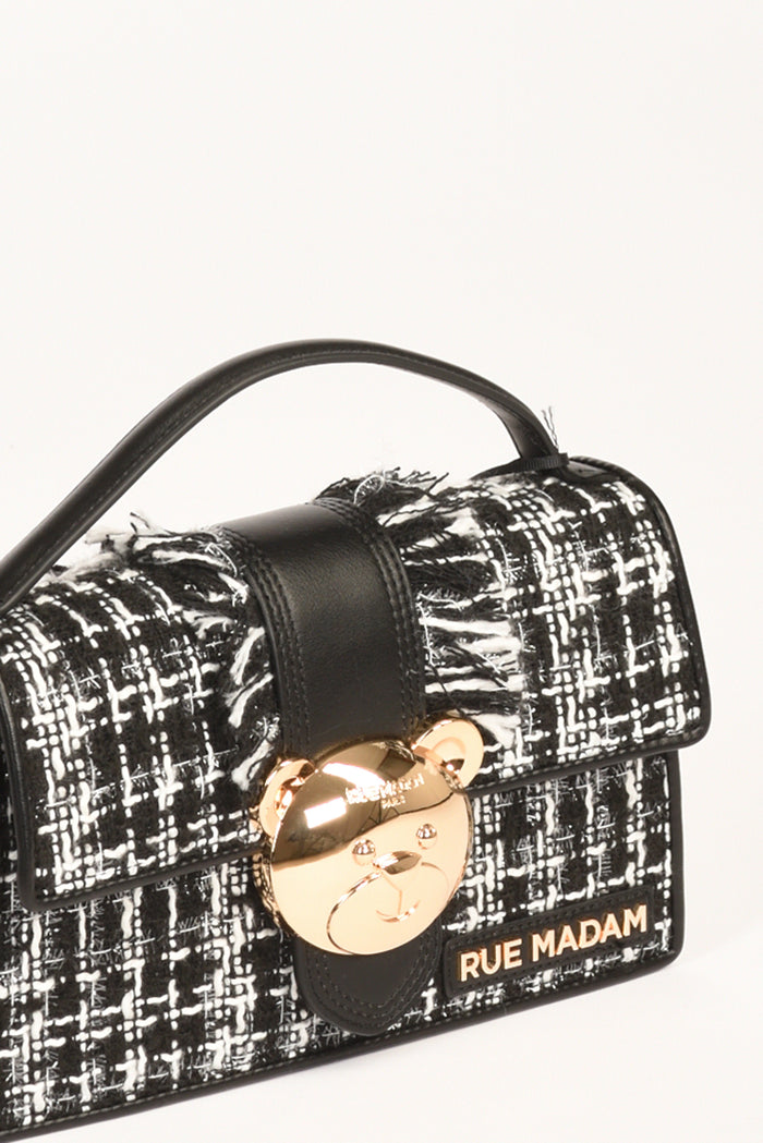 Rue Madam Paris Borsa Teddy Nero Donna - 4