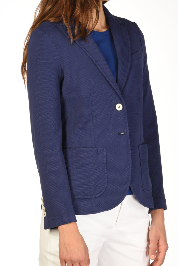 Circolo 1901 Blazer Monopetto Blu Navy Donna - 3