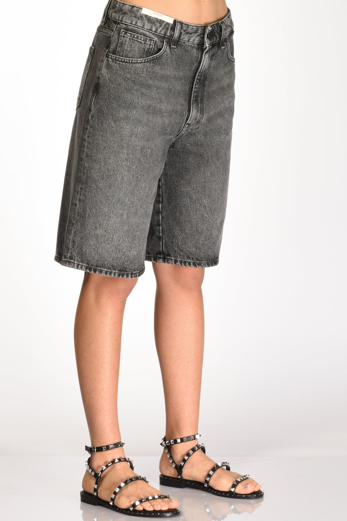 Pt Torino Bermuda Grigio Scuro Donna - 4