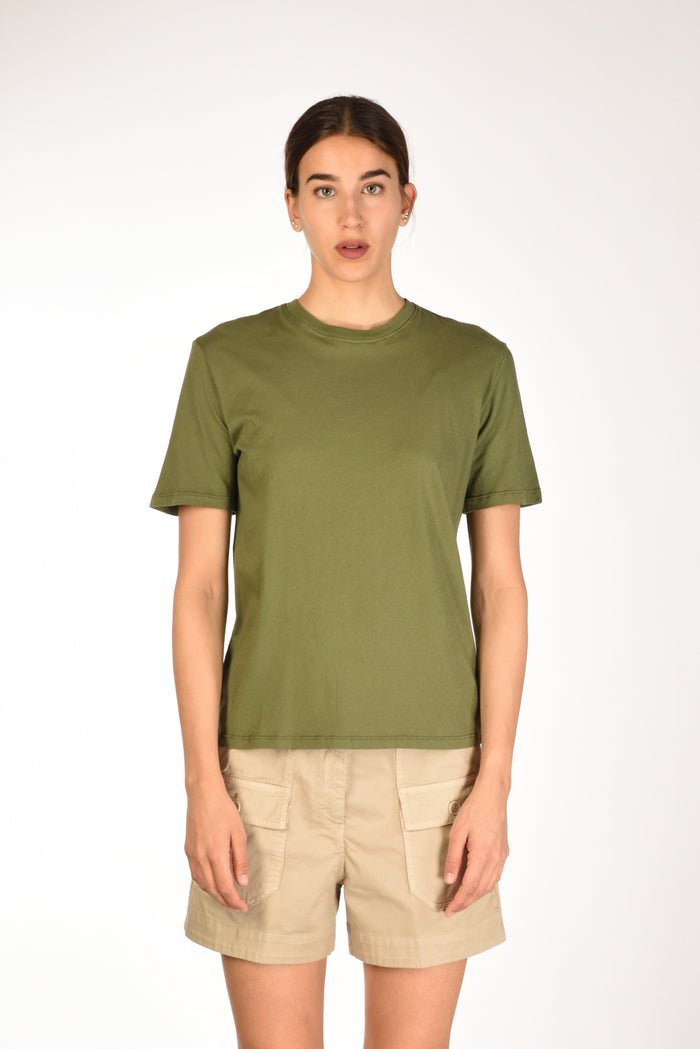 Majestic Filatures Paris Maglia Girocollo Verde Donna - 2