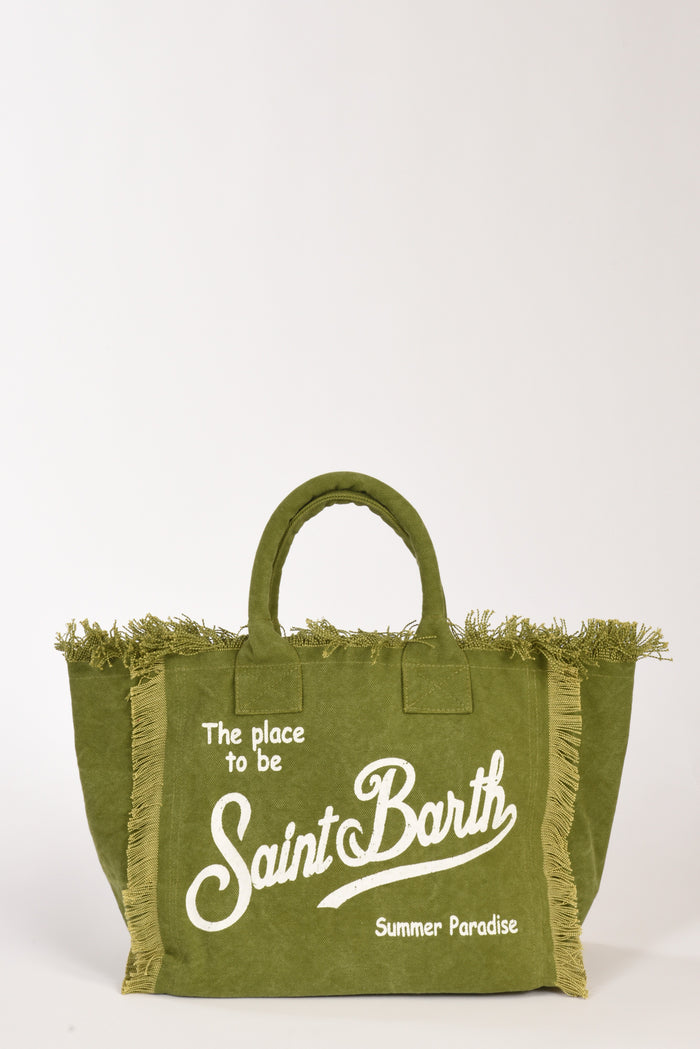Mc2 Saint Barth Borsa Vanity Verde/bianco Donna - 1