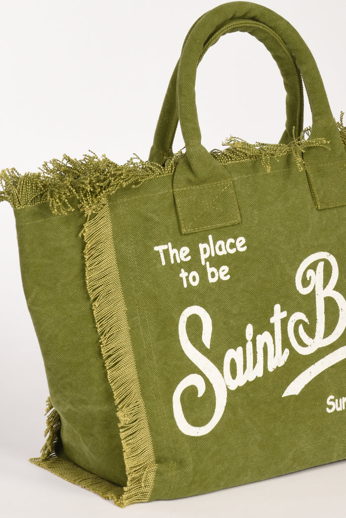 Mc2 Saint Barth Borsa Vanity Verde/bianco Donna - 4