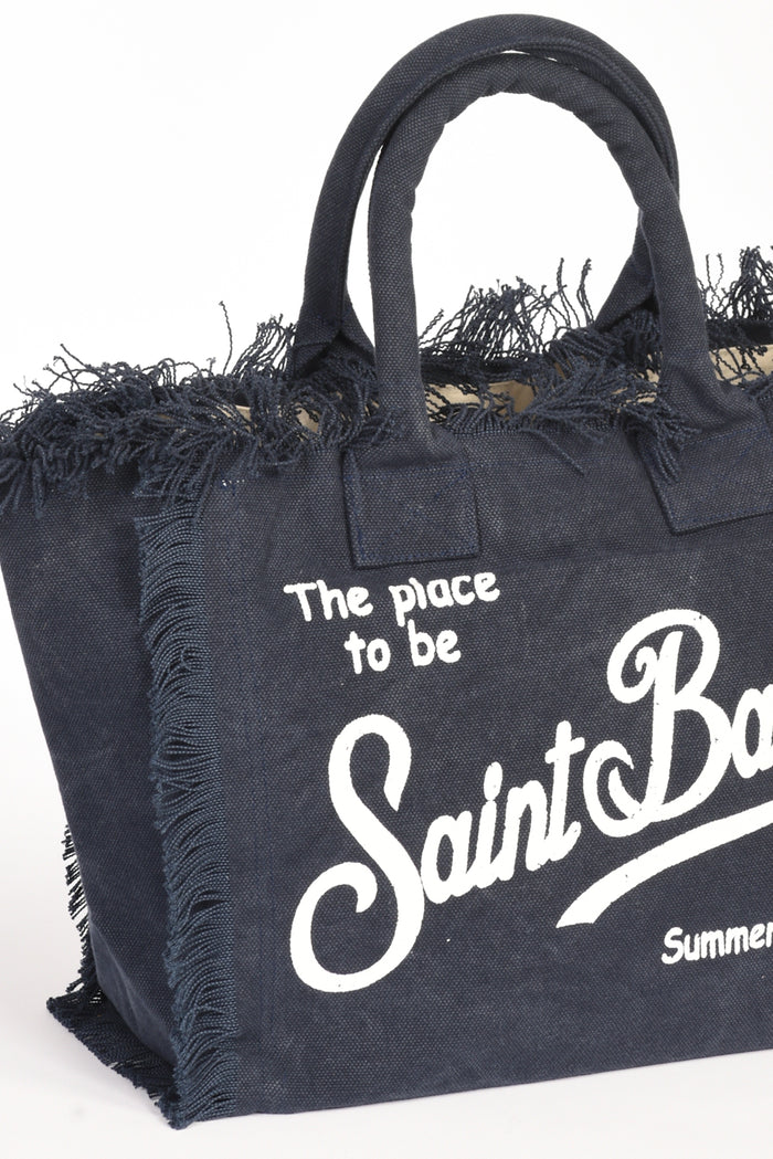 Mc2 Saint Barth Borsa Vanity Blu/bianco Donna - 4