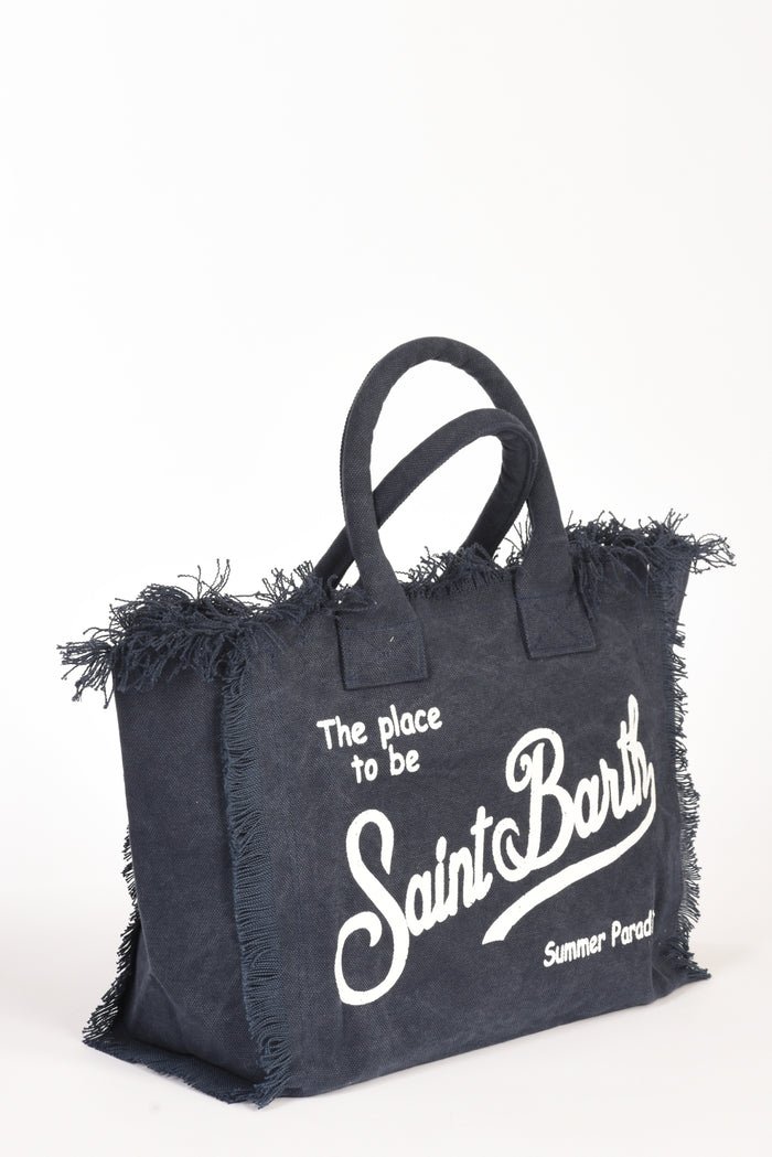 Mc2 Saint Barth Borsa Vanity Blu/bianco Donna - 5
