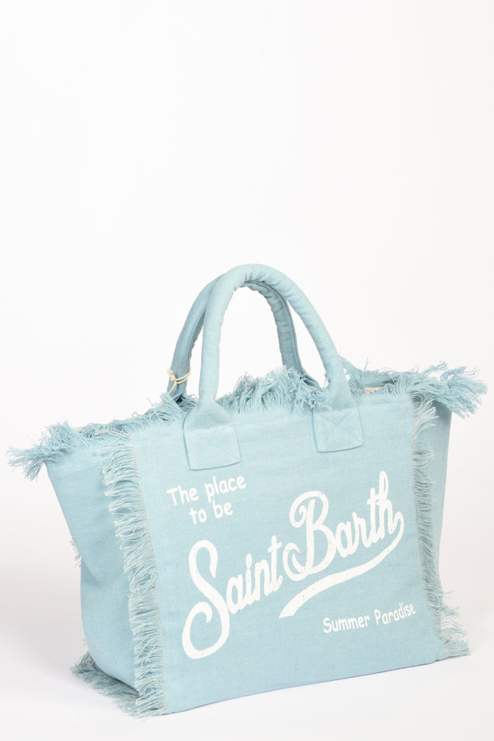 Mc2 Saint Barth Borsa Vanity Azzurro/bianco Donna - 3