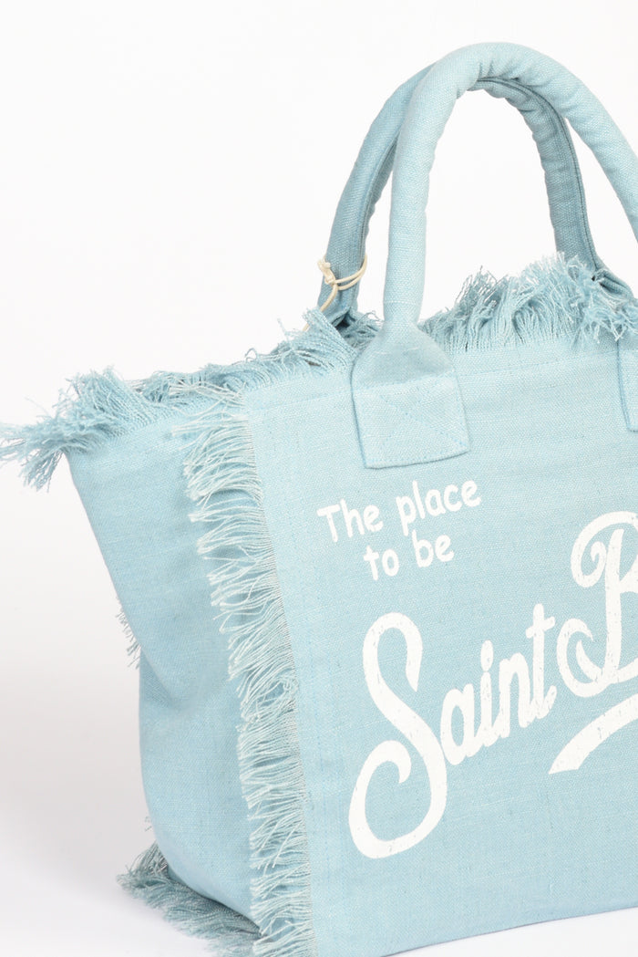 Mc2 Saint Barth Borsa Vanity Azzurro/bianco Donna - 4