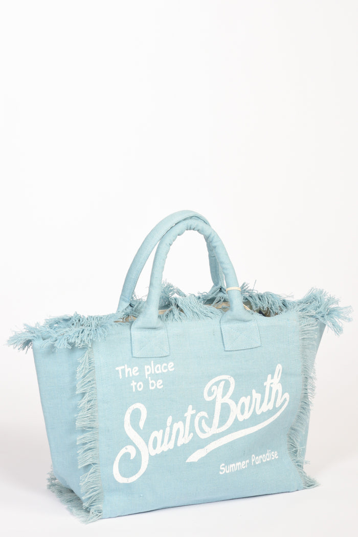 Mc2 Saint Barth Borsa Vanity Azzurro/bianco Donna - 5