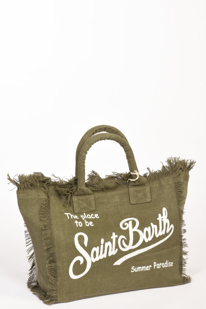 Mc2 Saint Barth Borsa Vanity Verde/bianco Donna - 5