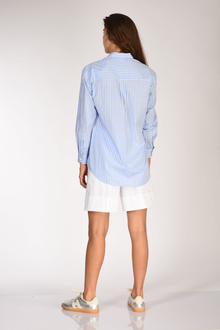 Mc2 Saint Barth Camicia Brigitte Azzurro/bianco/multicolor Donna - 5