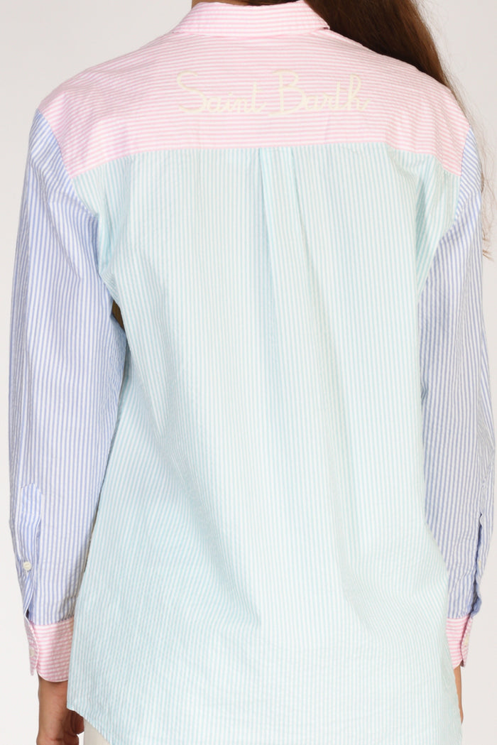 Mc2 Saint Barth Camicia Brigitte Multicolor Donna - 4