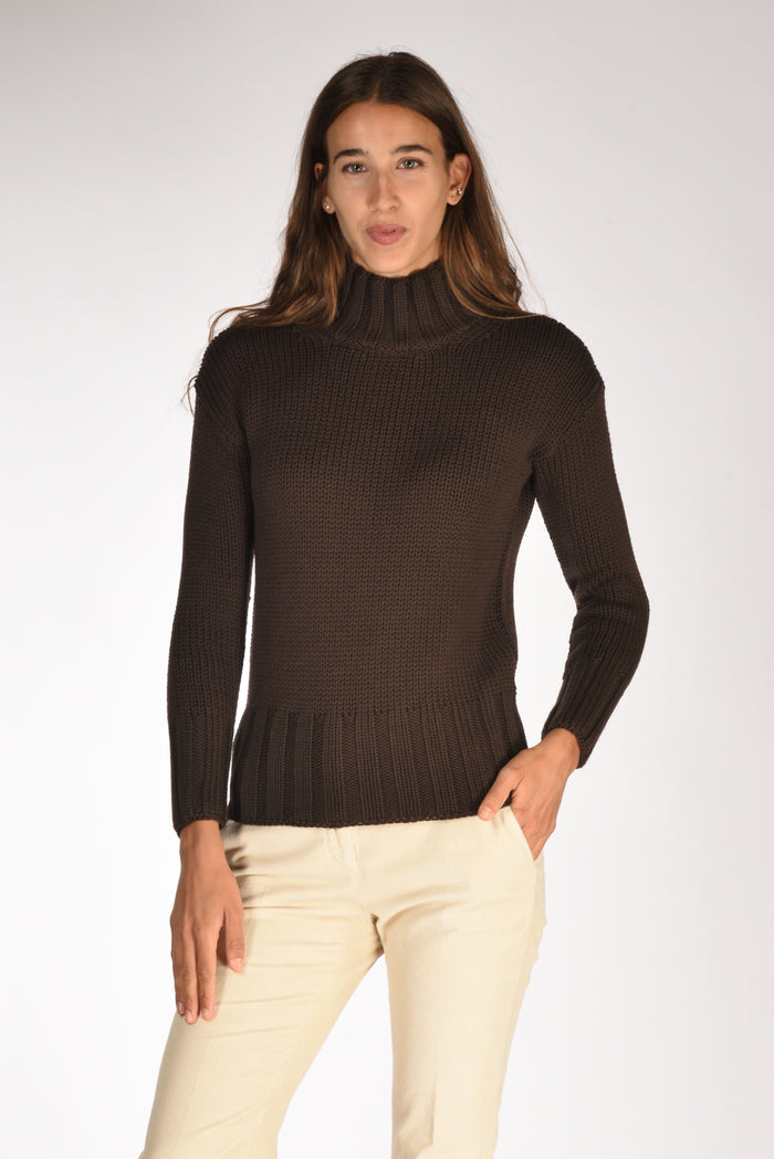 Zanone Slowear Maglia Lupetto Marrone Donna - 1