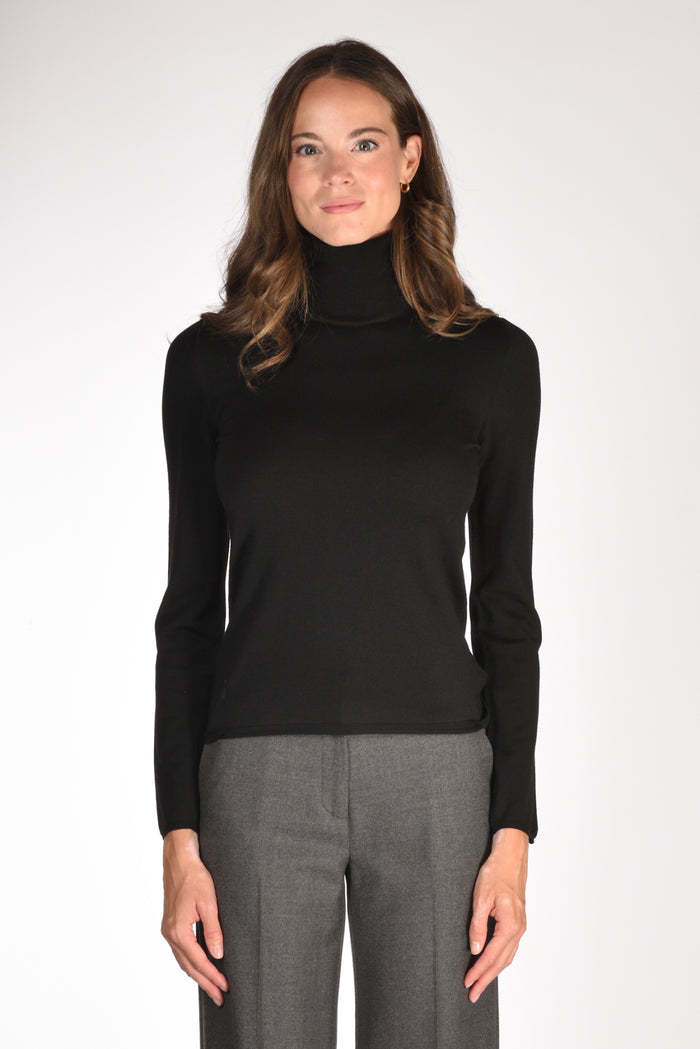 Zanone Slowear Collo Alto Nero Donna - 2