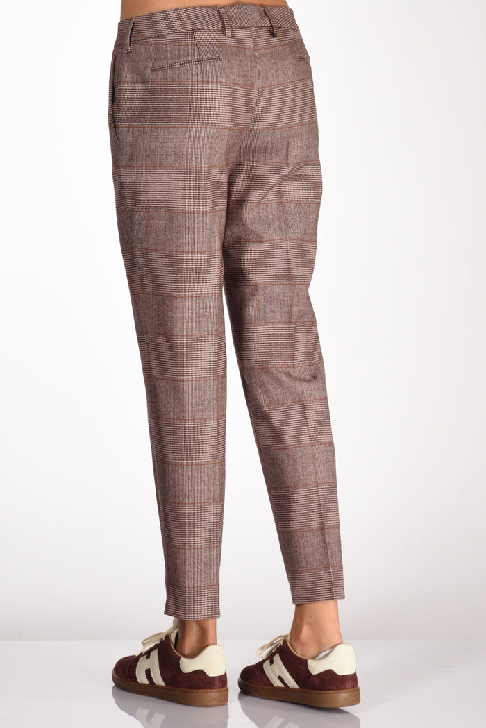 Pt Torino Pantalone New York Bianco/bordeaux Donna - 6