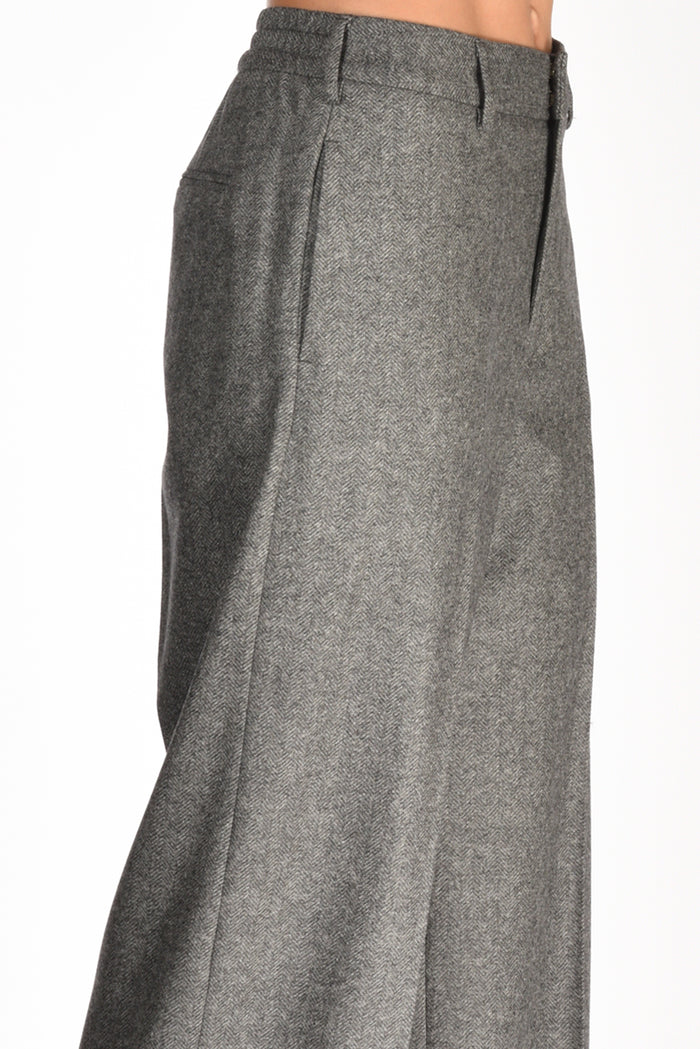 Pt Torino Pantalone Lorenza Grigio Scuro Donna - 4