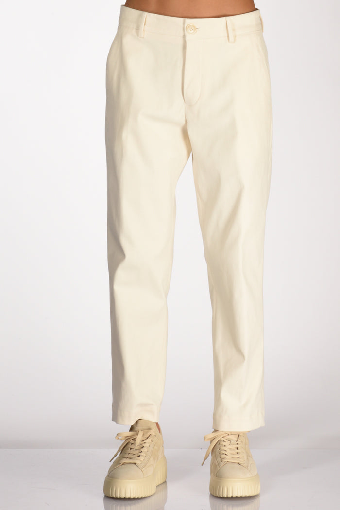 Pt Torino Pantalone Gio Bianco Naturale Donna - 3