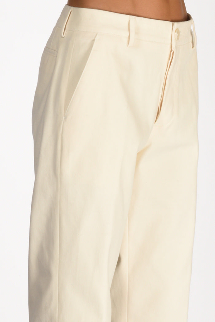 Pt Torino Pantalone Gio Bianco Naturale Donna - 4