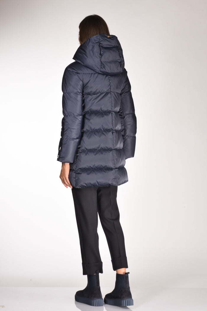 Herno Piumino In Raso Blu Donna - 5