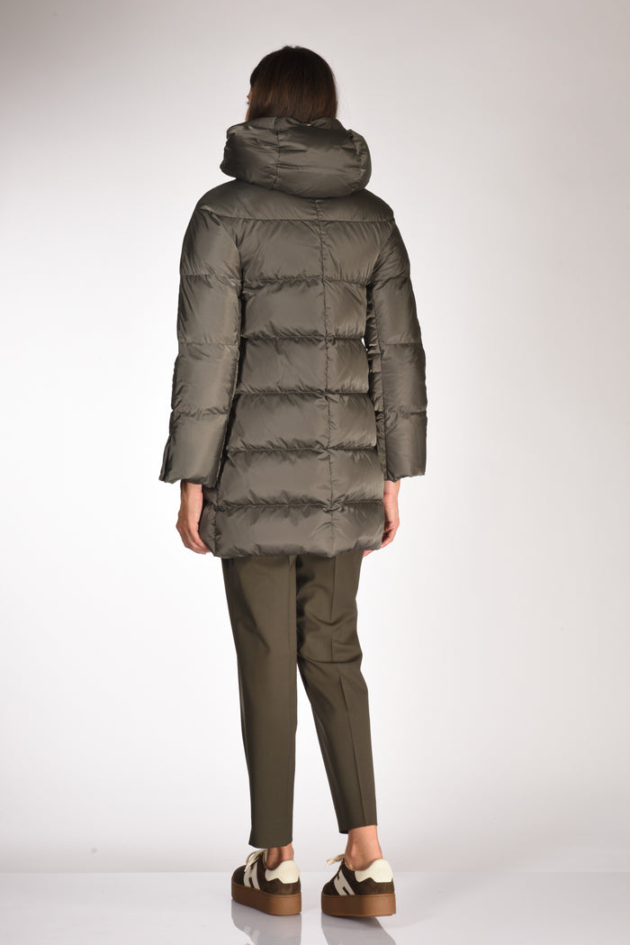 Herno Piumino In Raso Grigio Scuro Donna - 5