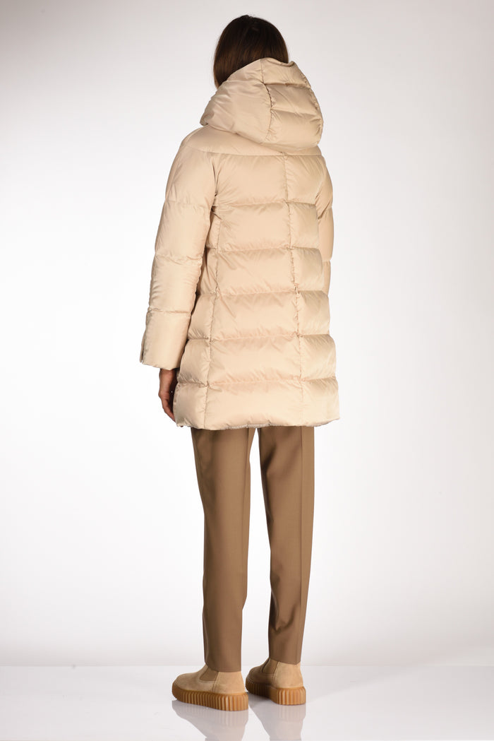 Herno Piumino In Raso Beige Donna - 5