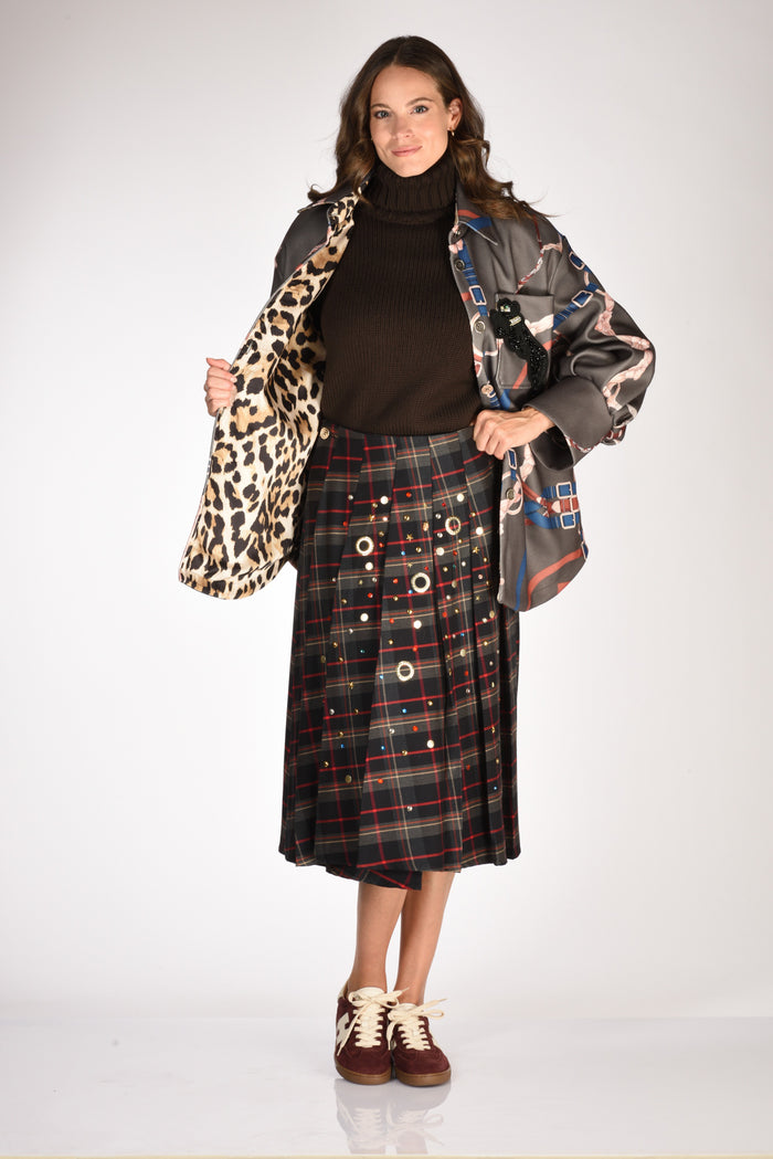 5 Progress Cappotto Camicia Verde Donna - 7