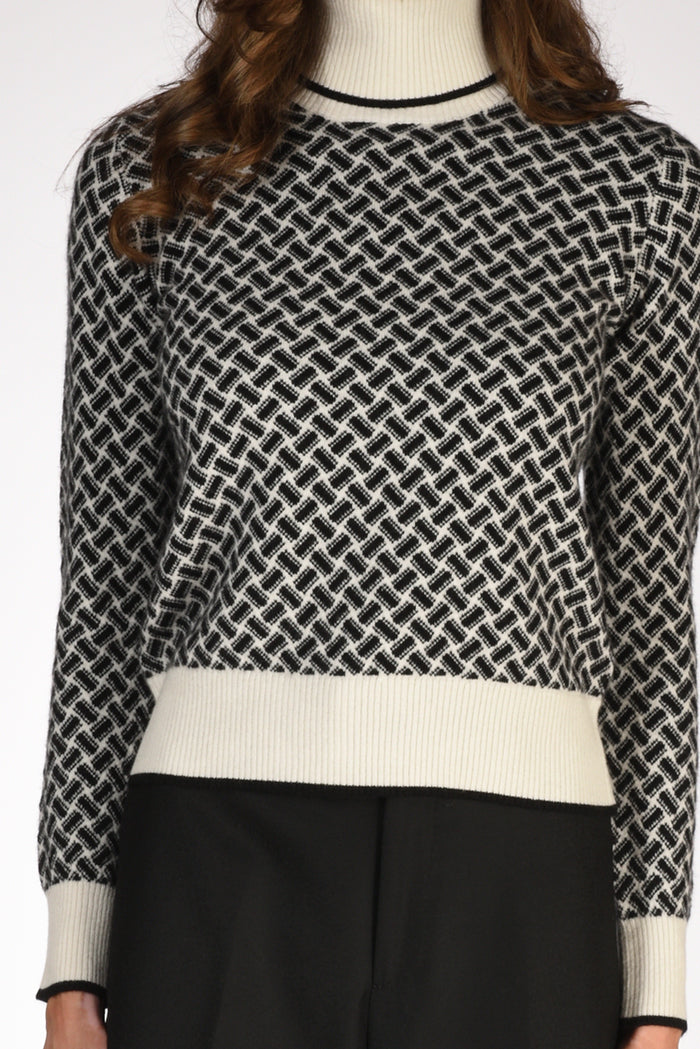 Drumohr Maglia Bianco/nero Donna - 3
