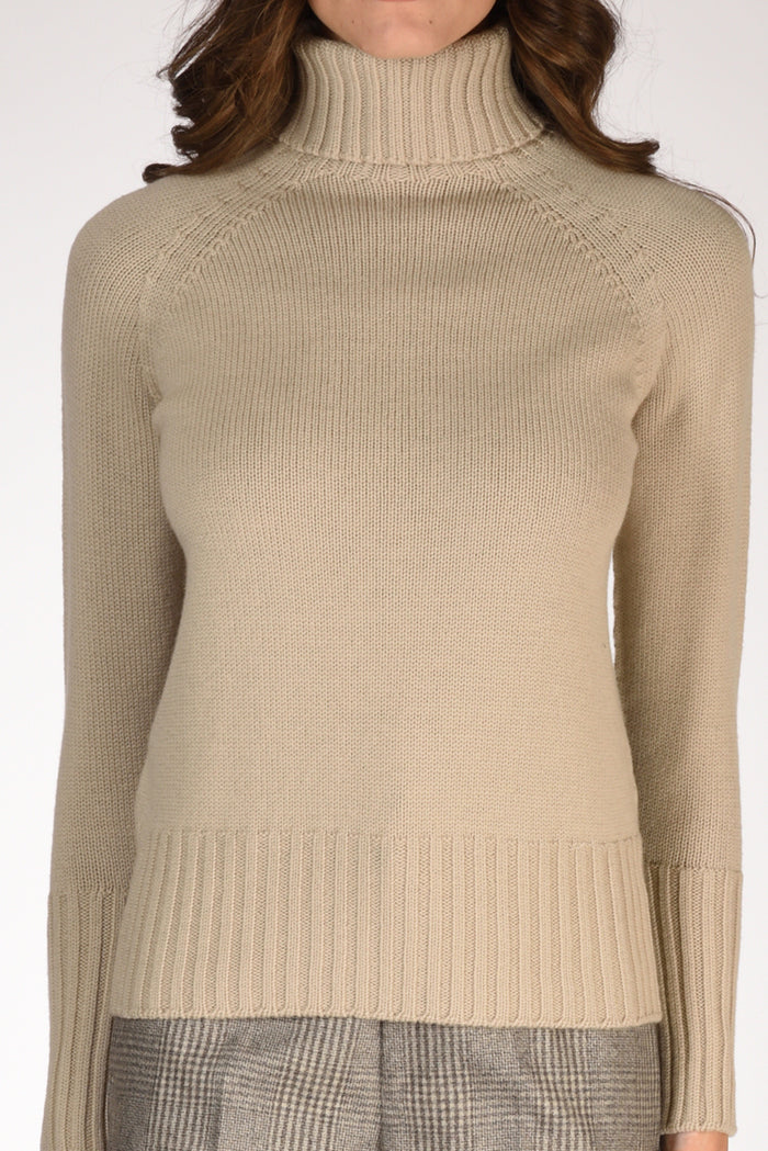 Drumohr Docevita Raglan Beige Chiaro Donna - 3