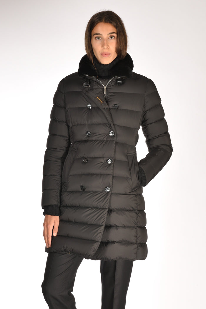 Moorer Piumino Longan Nero Donna - 1