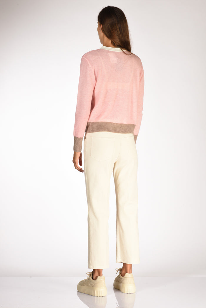 In Bed With You Maglia Stampata Rosa Donna - 5
