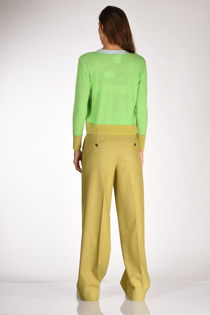 In Bed With You Maglia Stampata Verde Donna - 5