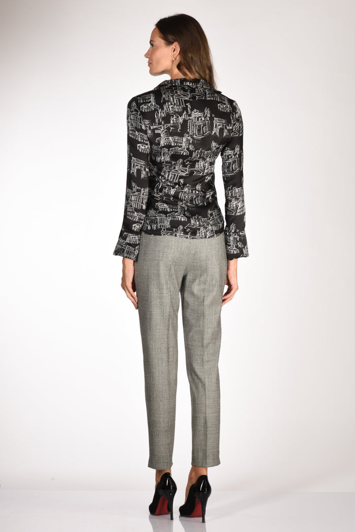 Alessandro Enriquez Camicia Nero/bianco Donna - 5