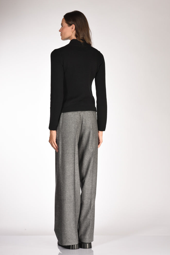 Allude Maglia Cardigan Nero Donna - 5